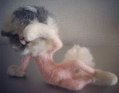 被剃毛的《羊毛氈動物》討厭～不要看人家>/////<