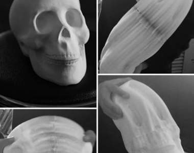 《紙雕像》可以伸長的神奇紙雕～好像有點獵奇耶...