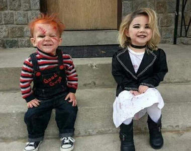 逼真萬聖趴《小孩變裝》趴２　爸媽超用心（讚）