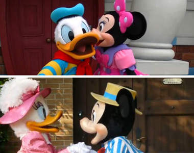 迪士尼樂園吉祥物場邊花絮 出糗也好可愛♥(遮眼)