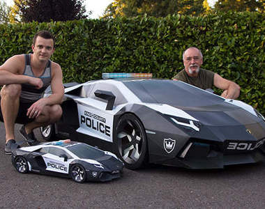 《紙作藍寶堅尼》買不起也可以做一台~