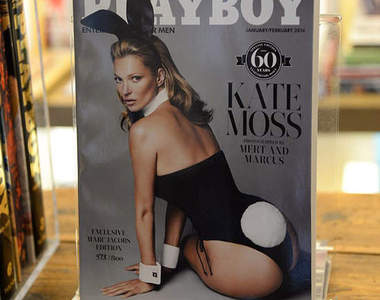 《兔女郎》凱特摩絲 脫光歡慶PLAYBOY 60周年~