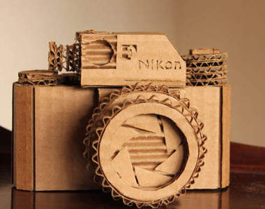 打造超逼真《Nikon紙板相機》是你廢物利用的絕佳好去處~