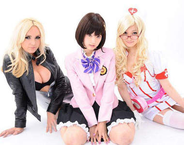 何等乳量!殺手已死角色代言人 水谷望愛&Jessica Nigri&渚