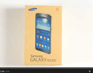 Samsung Galaxy Round首發「可彎曲螢幕手機」開箱影片釋出