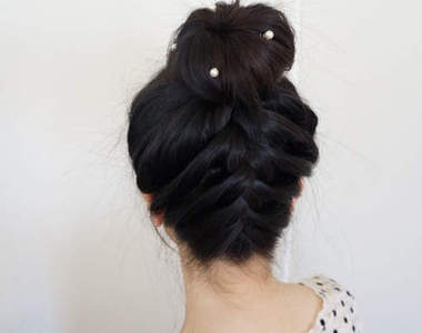 《蜈蚣辮包頭》手很巧的人可以試試看~