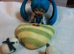 超喜歡VOCALOID的麵包店 招牌是水藍條紋胖次麵包♪ 超喜歡VOCALOID的麵包店 招牌是水藍條紋胖次麵包♪