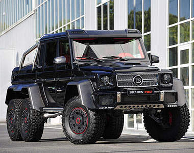 Brabus改造《賓士G63 AMG 6x6》馬力700匹六輪猛獸