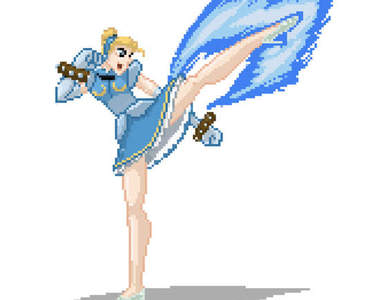 《迪士尼格鬥遊戲》八位元的公主們出招啦