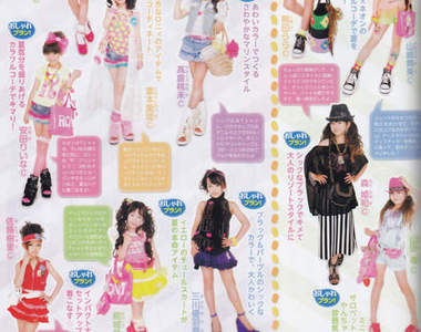 日本小學生雜誌推薦的《年級別穿搭》好像哪裡怪怪的...