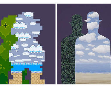 《超現實主義瑪利歐》用8-bit點陣圖向藝術大師致敬