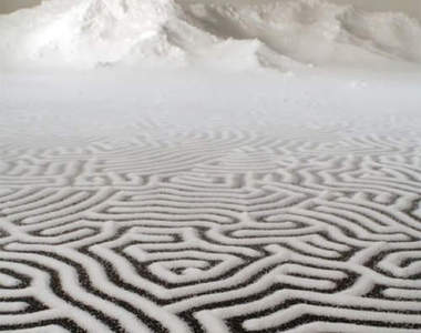 無法保存的藝術作品　山本基的鹽藝術