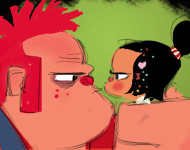 《無敵破壞王》概念藝術圖 遊戲的世界想像無限