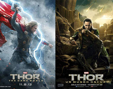 《雷神索爾：黑暗世界》氣勢十足角色海報