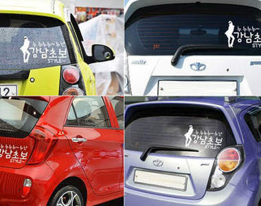 《韓國創意汽車貼》之新手上路了快讓開～