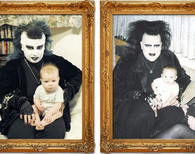 超有梗《家庭照》這位大哥你是要嚇小孩嗎......