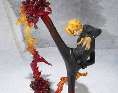 《海賊王》香吉士 惡魔風腳 畫龍點睛SHOT 攻擊 立體化