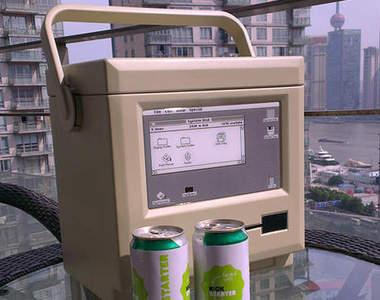 好復古《Mac啤酒冷藏箱》  夏天就是要喝冰涼涼啤酒啦~(誤)