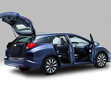 一絲不掛《Honda Civic旅行車》大肚量性感尤物搶先曝光～