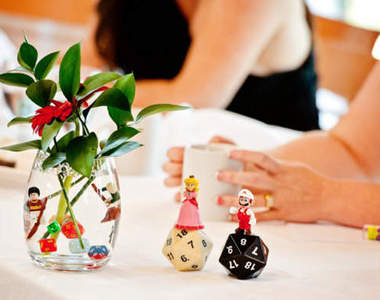 俏皮瑪利歐主題婚禮　宅性之中不失典雅♥