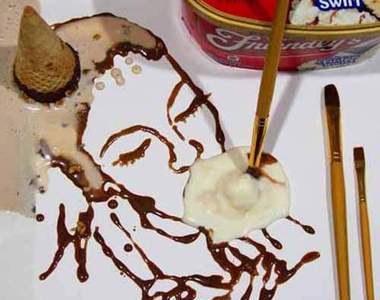 《甜品畫》創作前可以讓我先咬一口嗎( ̄﹁ ̄)