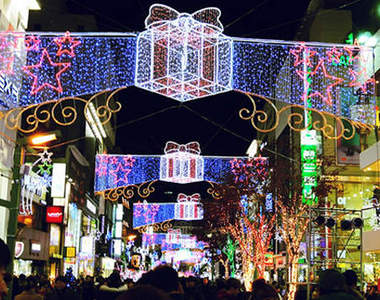 釜山《聖誕季》讓整條街越夜越美麗(❛◡❛✿)