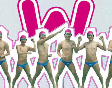 《水泳部員》泳褲男模仿動畫OP&ED