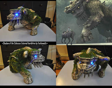 《汪達與巨像》超強玩家改造「巨牛」硬碟