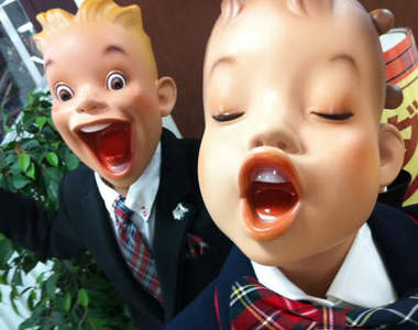 假人模特兒其實比真人更難猜透吧...（嗯？）