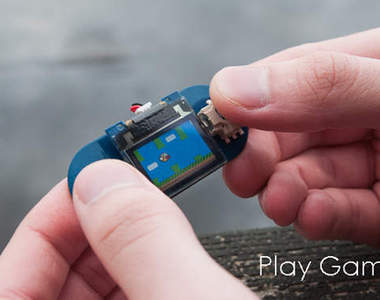 《TinyScreen》拇指大小的遊戲機挑戰你的手指（殘）