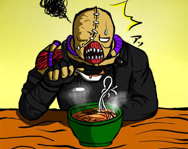 專門對付T病毒的《殭屍咖哩》癢……好吃……