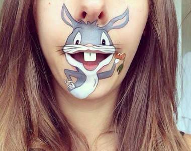 創意《唇上藝術》誰的小兔牙比我更可愛