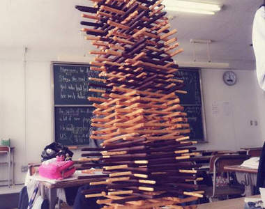 《Pocky塔大賽》開催 Pocky日的學校整個也太瘋狂惹吧www