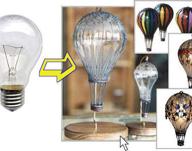 夢幻《熱氣球電燈泡》晚上看一定更美