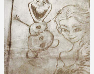 日本網友大玩《地毯畫》隨便畫這水準也太高惹吧(*゚Д゚*)…