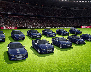 瘋足球《Audi×SAMURAI BLUE》限量S家族車車日本登場