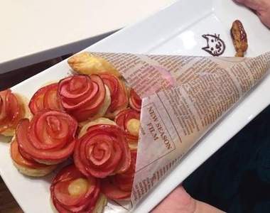《薔薇形狀蘋果派》到底是怎麼做出來的呢？