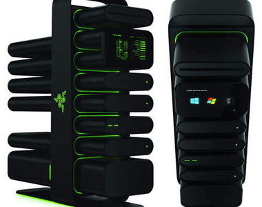 超炫Razer《Christine模組電競桌機》  能像積木堆疊的桌機