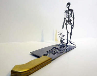 菜刀藝術　金屬雕塑好看又可以拿來切菜喔（誤）