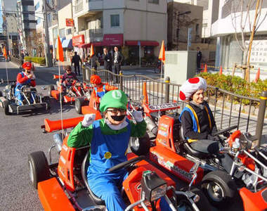 澀谷街頭《瑪莉歐賽車》大爆走 你也想飆一下嗎?