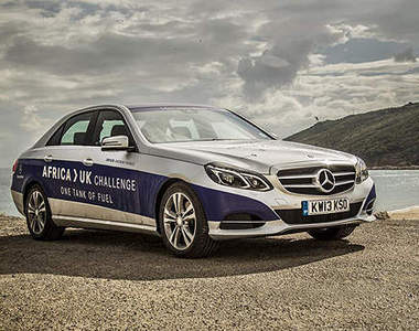 一桶油《賓士E 300 BlueTEC HYBRID》揪竟能夠跑多遠呢？