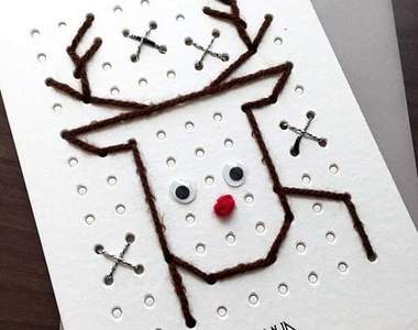 韓《手縫卡片》有些話不好意思說那就用縫的吧♪