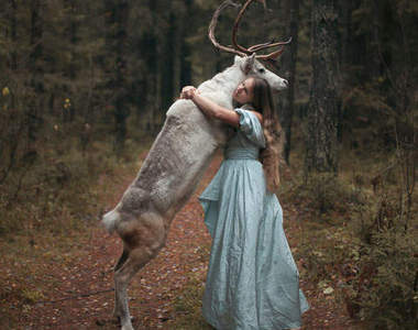 真實版《美女與野獸》寫真系列　不愧是戰鬥民族攝影師