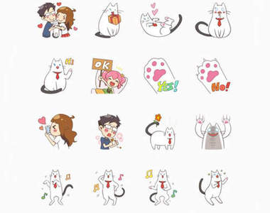 好康報報《LINE貼圖貓咪系Coko限時免費下載》今天開始喔