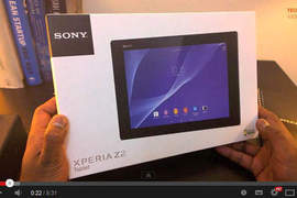 Sony Xperia Z2 Tablet平板 國外首發開箱影片搶先看 Sony Xperia Z2 Tablet平板 國外首發開箱影片搶先看