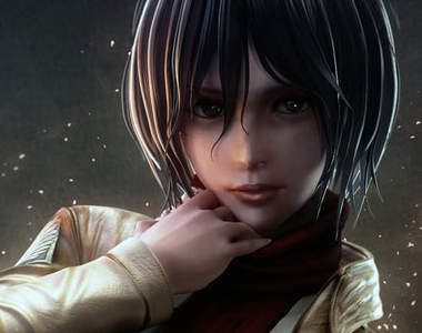 《3D化的動畫人物》這樣的米卡莎也太正了