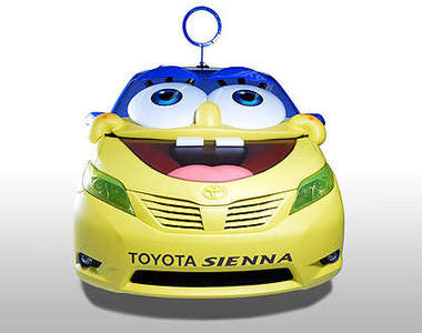 海綿寶寶版《Toyota Sienna》這是要陸上行舟嗎？