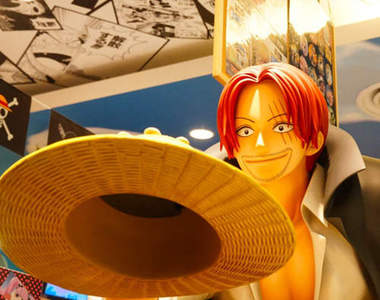 澀谷海賊王專賣店　紅髮傑克立像一整個超感動