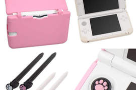 敲可愛《3DS貓咪系列周邊》貓奴快把你的3DS裝飾成一隻貓 敲可愛《3DS貓咪系列周邊》貓奴快把你的3DS裝飾成一隻貓