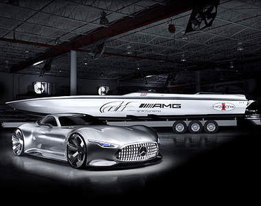 馬力破千《賓士AMG概念車》邁阿密化身超猛遊艇